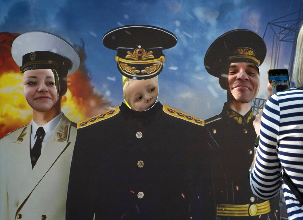 APTOPIX Russia Navy Day